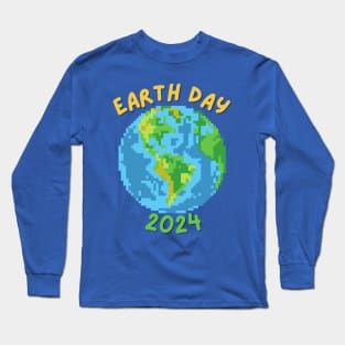 Earth day lego Long Sleeve T-Shirt